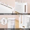 thumbnail image 6 of White Router Shelf Wall Mount WiFi Router Storage Box Modem Cable Router Cover Organized Power Strip Cable Management Hider Rack by Solid Wood, 6 of 6