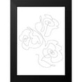 thumbnail image 2 of 1x Studio II 11x14 Black Modern Framed Museum Art Print Titled - Three Roses, 2 of 5