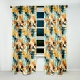 thumbnail image 4 of Designart "Artistic Tale In Black And Color II" Animal Print Blackout Curtain Single Panel, 4 of 4