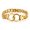 Gold-Tone, variant on Bling Jewelry Mens Biker Jewelry Interlocking Handcuff Padlock Curb Chain Bracelet Steel 9 Inch
