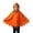 #1 Orange, variant on Krdevn Toddler Boys Girls Halloween Hooded Cloak Cartoon Expression Print Halloween Kid Role Play Fancy Dress Clothes