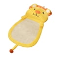 thumbnail image 2 of Cat Scratcher Sisal Scratching Mat Protect Carpets and Sofas Cat Scratch Yellow Color Lion, 2 of 9