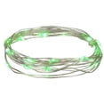 thumbnail image 2 of Northlight LED Micro Fairy Christmas Lights - Green - 6ft Copper Wire - 20ct, 2 of 6