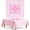 Pink, variant on Pink Mahjong Ribbons Table Cloth 60 in Waterproof Round Tablecloth Washable Table Cover for Kitchen Outdoor Decor