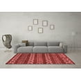 thumbnail image 3 of Ahgly Company Indoor Round Oriental Red Modern Area Rugs, 8' Round, 3 of 4