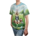 thumbnail image 4 of Happy Easter Hello Spring Afghan Hound Playing Football All Over Print 3D Shirt Unisex Merch Dog Lover - 13003, 4 of 6