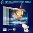 thumbnail image 5 of HY300Ultra Android 11.0 Portable Mini Projector WiFi6 Bluetooth-Compatible 5.4 170 ANSI Lumens Home, 5 of 5