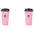 thumbnail image 1 of kurtrusly Reusable Thermal Cup Eco-Conscious Choice For Better Tomorrow Convenient pink 500ml 2Set, 1 of 6