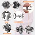 thumbnail image 4 of Guardurnaity 4 piezas de jersey vintage, bufanda, cárdigan, clip, accesorio delicado y elegante para estilo clásico. Accesorios de disfraces, 4 of 6