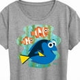 thumbnail image 3 of Disney Finding Dory - Dory, Marlin, & Nemo - Women's Short Sleeve Graphic T-Shirt, 3 of 5