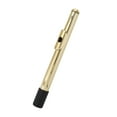 thumbnail image 2 of Metal Flute Head Joint Flute Headjoint 28cm Wind Parts Exquisite Easy to Control gold, 2 of 9