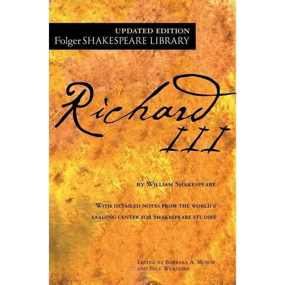 Folger Shakespeare Library Richard III, (Paperback)