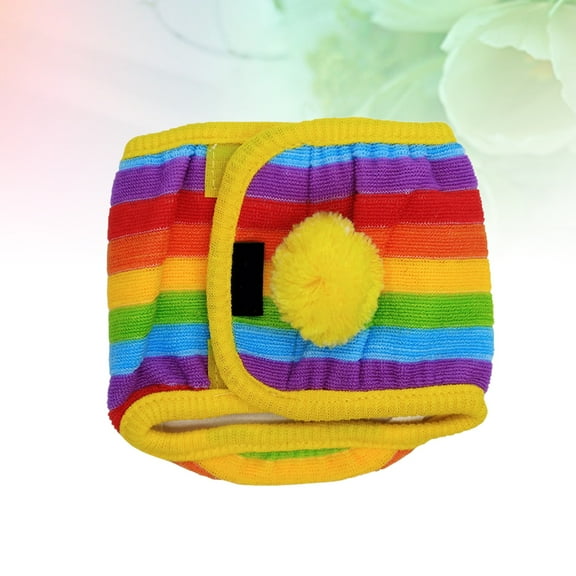 LULULION Pet Dog Pants for Male Dogs Made of Cotton Breathable Physiological Underwear Size S