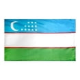 thumbnail image 1 of Annin Flagmakers 973719 Drapeau de l'Ouzbékistan Nyl-Glo 3 Pi x 5 Pi, 1 of 1
