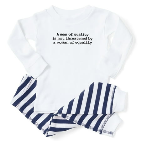

CafePress - A Man Of Quality - Toddler Long Sleeve Pajama set
