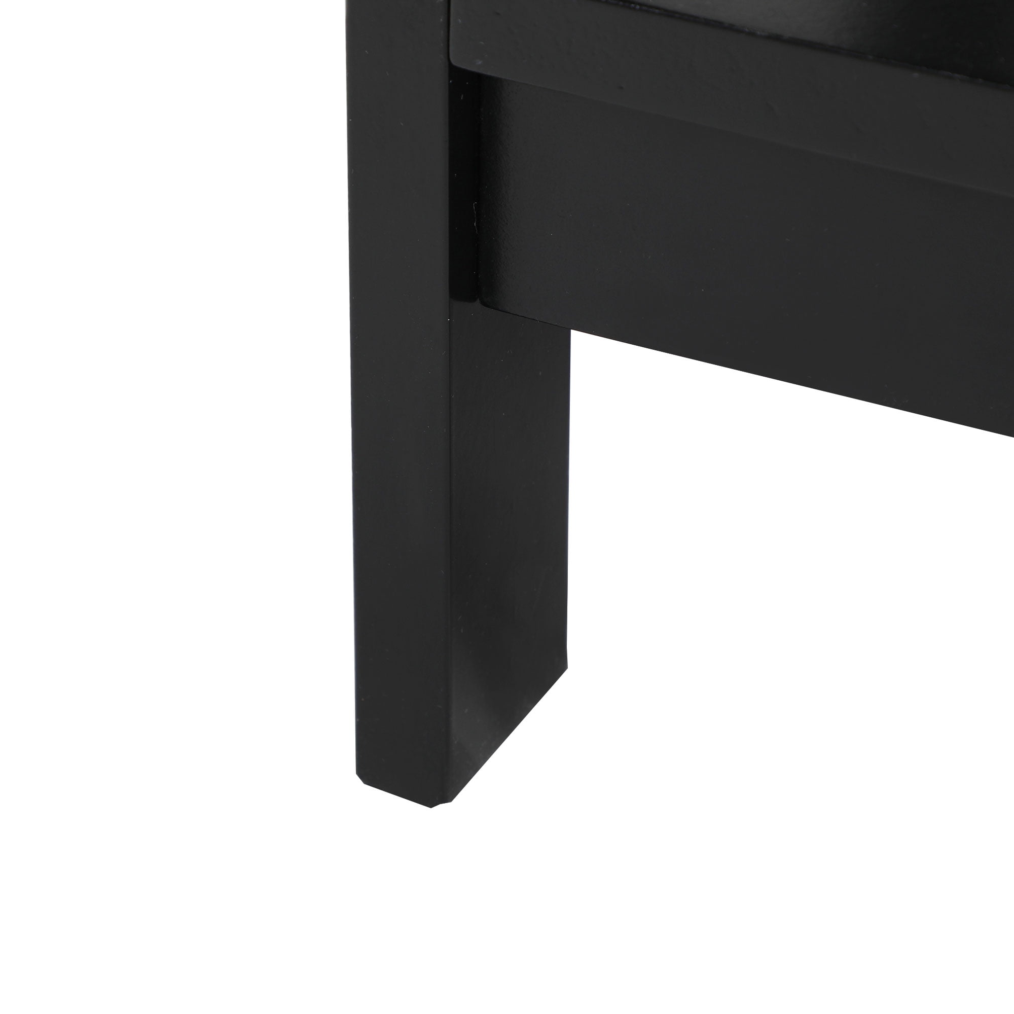 Kepooman Modern Versatile Set of 2 Nightstands Side End Table Night Stand Storage Shelf with Storage Shelf, X-Shaped Design for Living Room Bedroom, Black Kepooman Modern Versatile Set of 2 Nightstands Side End Table Night Stand Storage Shelf with Storage Shelf, X-Shaped Design for Living Room Bedroom, Black
