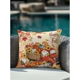 thumbnail image 4 of Outdoor Pillows Waterproof, Fall Truck Pumpkins Bedding Throw Pillows with Insert for Couch Sofa Bed, Thanksgiving Maple Leaves Farmhouse 16x16 Inch Pillowcases Decorative Patio Pillow Set of 1, 4 of 8