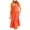 Orange Dress for Summer, variant on BVnarty Women's Trendy Flowy Mini Sundress Clearance Dresses for Women 2023 Work Summer Dress Beach Knee Length Dress Sleeveless Strappy Casual Plain Dress Solid Color Blue L
