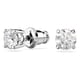 thumbnail image 2 of Pendientes Swarovski Stilla Attract con piedra transparente de corte redondo, 2 of 4