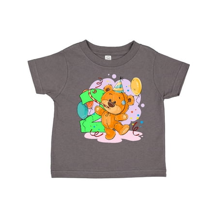 

Inktastic 2nd Birthday Teddy Bear Gift Toddler Boy or Toddler Girl T-Shirt