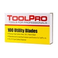 thumbnail image 4 of ToolPro Replacement Cutting Blades for Drywall Utility Knife, 100 Pieces, 4 of 7