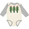 thumbnail image 3 of Inktastic Christmas Funny Cactus Santa Boys or Girls Long Sleeve Baby Bodysuit, 3 of 5