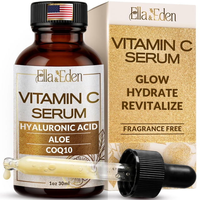 Sérum Ella & Eden Vitamina C para rostro con ácido hialurónico 30 ml