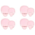 thumbnail image 4 of Stoneware Square 16pc Dinnerware Set, Matte Rose, 4 of 5
