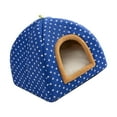 thumbnail image 2 of Nido para gatos Nido para gatos Cojín de interior Cama para perros y gatos para dormir en interiores Tienda para mascotas Cachorro azul, 2 of 8