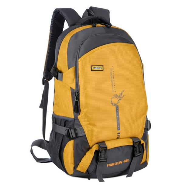 Mochila de montañismo impermeable Abanopi 45L color negro verde amarillo morado azul rosa rojo