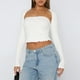 thumbnail image 3 of Cárdigan sin tirantes para mujer Cárdigan con parte superior de tubo con orillo fibroso Traje de vacaciones Hugtrwg Para estrenar, 3 of 7
