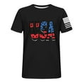 thumbnail image 3 of VgaVtl Mens Tee Shirts Short Sleeve Summer Muscle Independence Day Mens Shirts Patriotic Black Holiday Graphic Casual Shirts, 3 of 5