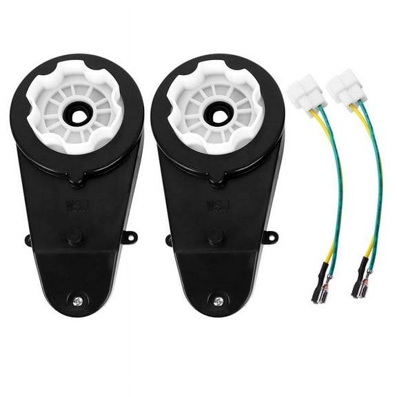 2 Pcs 550 Universal Children Electric Car Gearbox With Motor, 12Vdc Motor With Gear Box, Kids Ride On Car Baby Car Parts