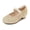 Gold Glitter, variant on Rexoro Girls Princess Mary Jane Dress Shoes Kids Low Heel Bow Pumps for Wedding Party White Patent 12 Little Kid