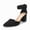 Black Suede, variant on Women's Pointed Toe Pumps Block Heel Ankle Strap Adjustable Buckle Heels sandals Dress Shoes for Casual Party Daily Wear