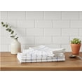 thumbnail image 6 of Serafina Home Light Blue Striped And Chevron Set Of 6 Kitchen Towels 16" x 26", 6 of 8