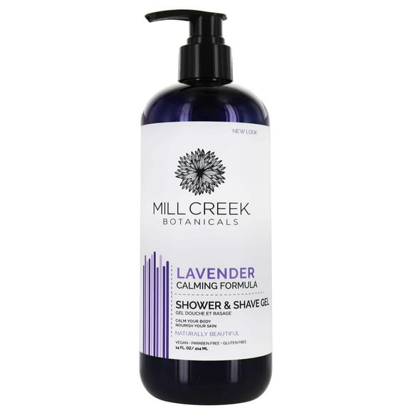 Mill Creek Botanicals - Shower & Shave Gel Calming Formula Lavender - 14 fl. oz.