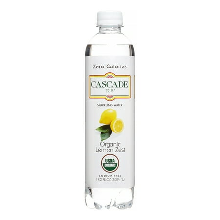 Cascade Ice Sparkling Water, Lemon Orange, 17.2 Fl Oz (Case of 12) - Walmart.com