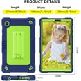 thumbnail image 3 of Case for Samsung Galaxy Tab A9 8.7 Inch 2023 Model,for Samsung Tablet A9 8.7" Shockproof Case with Shoulder Strap Stand Kids Friendly for Samsung Tab A9 2023 SM-X110 SM-X115 - 2*Navy Green, 3 of 7