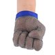 thumbnail image 1 of Guante, resistente a los cortes, grado alimenticio, malla de acero inoxidable, guante de metal, cuchillo, guante de corte para carnicero, OysterChef para rebanar filete de pescado (grande), 1 of 3