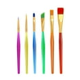 thumbnail image 1 of Ensemble de Pinceaux Colorés pour Enfants 6 Pcs, 1 of 7