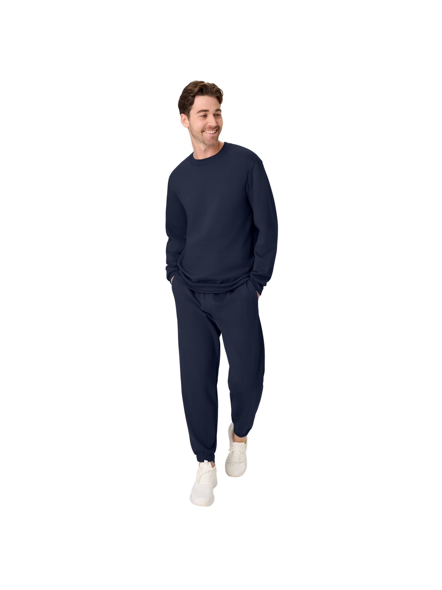 Hanes Men's & Big Men's Essentials Fleece Crewneck Sweatshirt, Sizes S-5XL