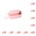 thumbnail image 2 of Soidarity Bolsa de almacenamiento portátil multifuncional para cosméticos Bolsas de maquillaje transparentes Bolsas de almacenamiento de rosa talla pequeña 10piezas, 2 of 3