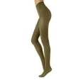 thumbnail image 1 of CALZITALY Opaque Colour Tights | Thick Tights | Microfiber 3D Pantyhose | 80 DEN | M, L, XL | Italian Hosiery |(XL, OLIVE GREEN), 1 of 3