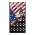 thumbnail image 2 of XYZCANDO Vintage American Flag Butterfly Pattern Sweatproof Car Seat Towel Cover, Stain Resistant Sweat-Absorbent Washable Seat Cover for Trucks Van, 2 of 10