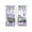 Off White, variant on Purple Flowers Sheer Curtains 45 Inch Length 2 Panels Set Window Treatments, Weeping Spring Floral Truck Butterfly Wooden Rod Pocket Semi Curtains for Living Room/Bedroom/Kitchen Décor, 104"W x 45"L