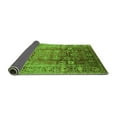 thumbnail image 2 of Ahgly Company Indoor Square Oriental Green Industrial Area Rugs, 5' Square, 2 of 4