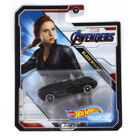 ot Wheels Character Cars Black Widow Marvel Avengers by Hot