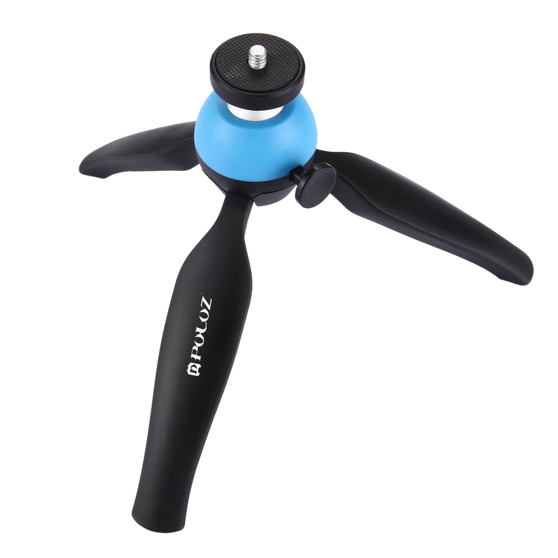 AMZER Pocket Mini Tripod Mount with 360 Degree Ball Head & Phone Clamp for Smartphones(Blue)