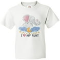 thumbnail image 3 of Inktastic I Love My Aunt Elephant Family Youth T-Shirt, 3 of 5